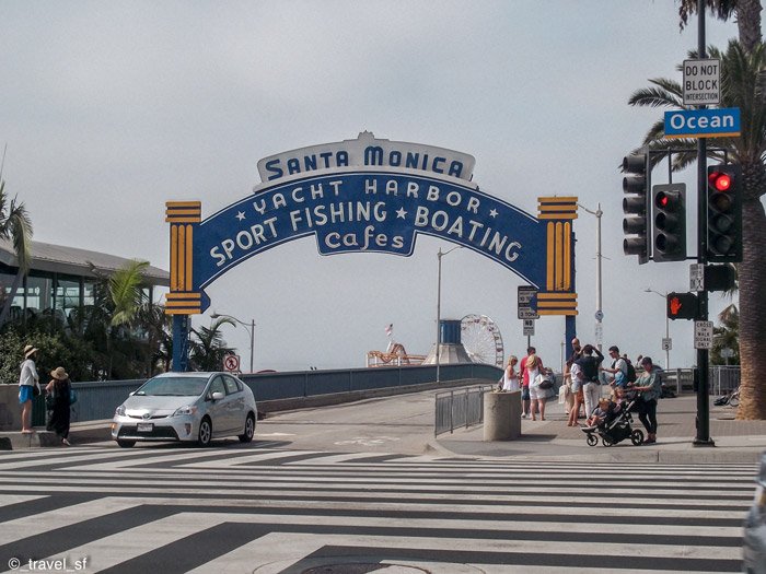 Diario di viaggio - Ingresso Santa Monica Pier