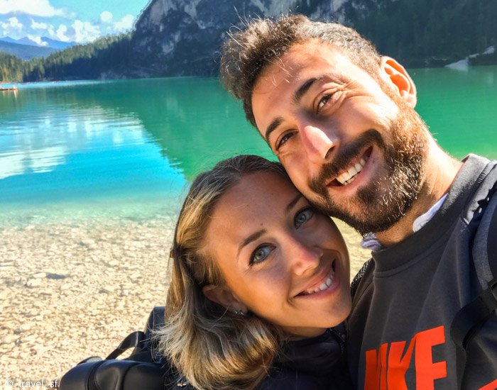 Dolomiti: noi al lago