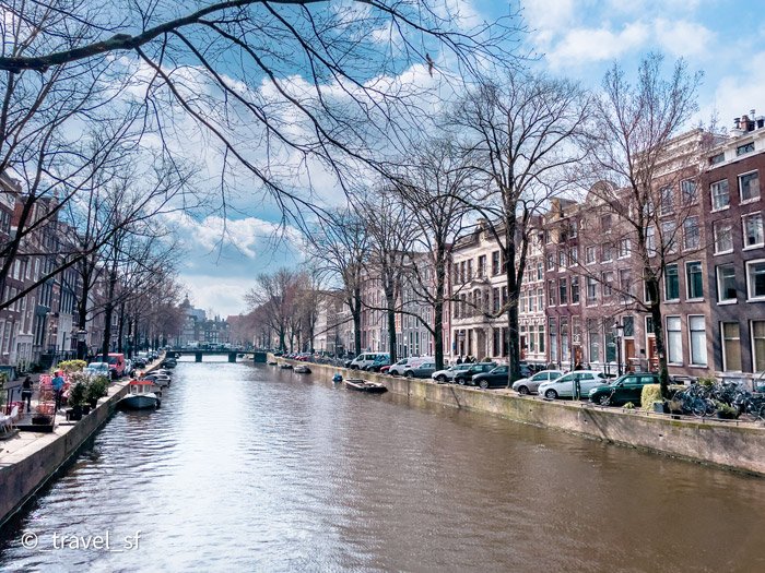 Scorcio di Amsterdam, canali